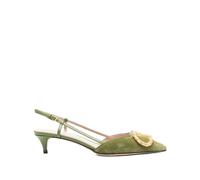 Valentino Garavani slingback embellished pumps - Green 40