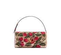 Valentino Garavani small valentino garavani devain embroidered shoulder bag - Neutrals One Size