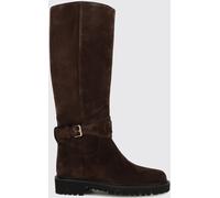 VALENTINO GARAVANI Suede Knee-High Boots with VLogo Signature - Size: 37 - female