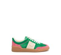 Valentino Garavani Upvillage Crosta Panelled Suede Sneakers - Green - 40 (IT40 / UK7)