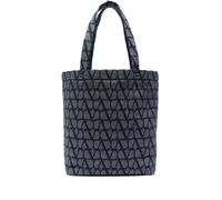 Valentino Garavani Vlogo denim tote bag - Blue One Size