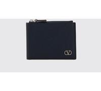 VALENTINO GARAVANI VLogo Grained Leather Credit Card Holder - Size: OS - male