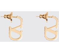 VALENTINO GARAVANI VLogo Signature Crystal-Embellished Pendant Earrings - Size: OS - female