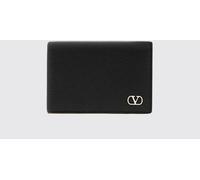VALENTINO GARAVANI VLogo Signature Grained Leather Bifold Card Holder - Size: OS - male