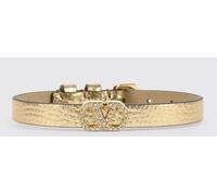 VALENTINO GARAVANI VLogo Signature Leather Bracelet with Crystals - Size: OS - female