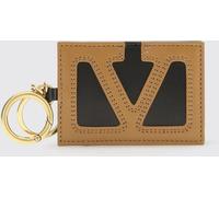 VALENTINO GARAVANI VLogo Signature Leather Keychain - Size: OS - male