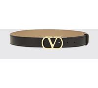 VALENTINO GARAVANI VLogo Signature Reversible Smooth Calf Leather Belt - Size: 100 - female