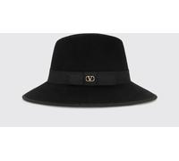 VALENTINO GARAVANI VLogo Signature Wide-Brim Wool Felt Panama Hat - Size: 56 - female