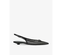 Valentino Garavani Womens Black Moon 20 Mesh Slingback Courts Eur 36.5 / 3.5 Uk Women