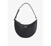 Valentino Garavani Womens Valentino Garavani Vlogo Signature Mini Leather Hobo Bag Nero