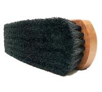 Valentino Garemi Premium Shoe Shine Brush- Brilliant Outcome Polisher- Genuine Horse Hair- Made in Germany- Dark Bristles