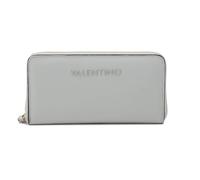 Valentino Gray Leather Wallet, Zipper Closure VPS8A8155 NEASY RE ICEGRAY, Icegray, pequeño, Classic