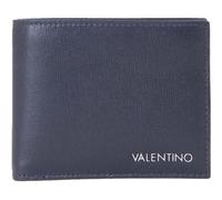 Valentino Leather Marnier Credit Card Case Blu Dark Blue