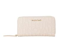 Valentino Purse Pansy Zip Around Wallet Ecru Creme-White