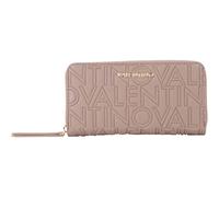 Valentino Pansy Zip Around Wallet Taupe