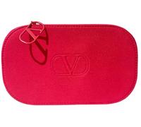 Valentino RED LARGE Makeup Cosmetic Gift Pouch Approx 8.5L x 5h x 2W (9724)