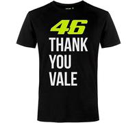 Valentino Rossi Boys T-Shirt Thank You Vale Shirt Black Size 8 Years