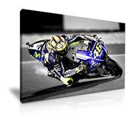 Valentino Rossi Canvas Moto GP Sport Star Art Print 76cmx50cm