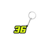 Valentino Rossi Joan Mir MIR 36, Unisex Keychain, Fluo Yellow, Unique