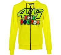 Valentino Rossi ladies stripes hooded jacket sweat jacket jacket, yellow, xs