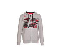 Valentino Rossi MAVERICK VINALES,FULL ZIP HOODIE,UOMO,MEL. GREY,XXL