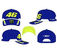 Valentino Rossi Men's Vr46 Wrt Line Hat, Light Blue, One Size