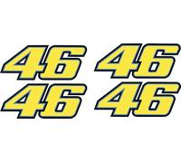 Valentino Rossi Motorcycle Sticker The Doctor Weatherproof Sticker for Car, Motorcycle & Scooter Moto GP Fan Item Motorcycle Sticker (5 cm)