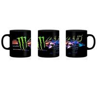 Valentino Rossi Mug VR46 Monster Dual Line, Unisex, one Size, Black