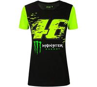 Valentino Rossi T-Shirt Monster Energy 46 S,Black,Woman, MOWTS397404S