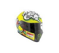 Valentino Rossi Replica Helmet Miniature 1:5 Mini Helmet - VR46 MotoGP GP Misano 2011, Unisex