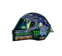 Valentino Rossi Replica Miniature Helmet 1:5 Mini Helmet - VR46 MotoGP_Test 2017-2018, Unisex