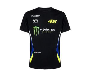 Valentino Rossi T-Shirt VR46 WRT LINE,Man,Black,M