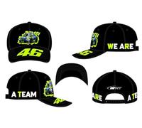 Valentino Rossi Unisex Kid's Vr46 Wrt Line Hat, Black, One Size