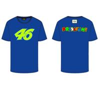 Valentino Rossi Unisex's Heritage T-Shirt, Light Blue, M