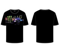 Valentino Rossi VR46 Monster Dual Line T-Shirt, Men, XXL, Black