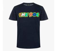 Valentino Rossi VR46 Moto GP Navy The Doc Front Print Tee Shirt