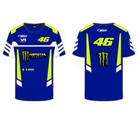 Valentino Rossi VR46 WRT Line T-Shirt, Men, XXL, Light Blue
