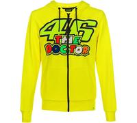 Valentino Rossi Women's Stripe Hooded Jacket, Yellow, XS