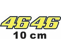 Valentino Rossi Yellow Racing MotoGP SBK Bike Sticker (10cm)