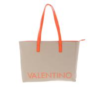 VALENTINO Shopping Bag Ecru / Aranc Fluo