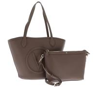 VALENTINO Special Covent Shopper Shoulder Bag Taupe