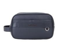 VALENTINO Toiletry Bag Landon Soft Cosmetic Case Blu Dark Blue