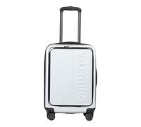 Valentino, Lextor (VV7JG01P), Valigie Mat.Plastic Stampate - ABS, Small-Size Carry On Suitcase, Silver (Unisex), Silver, Formal