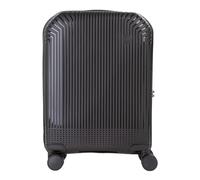 Valentino Trolley Wood Carry On Suitcase Nero Black 56 cm
