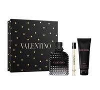 Valentino UOMO BORN IN ROMA Gift Set 100ml Eau De Toilette, 10ml EDT & 75ml Show