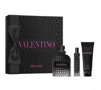 Valentino Uomo Born In Roma 100ml EDT Spray + 15ml EDT + 75ml Shower Gel Gift Set 2024