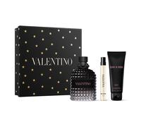 Valentino UOMO BORN IN ROMA Gift Set 100ml Eau De Toilette, 10ml EDT & 75ml Show