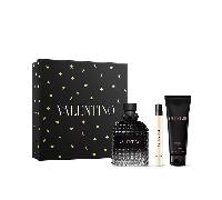 Valentino UOMO BORN IN ROMA Gift Set 100ml Eau De Toilette, 10ml EDT & 75ml Show