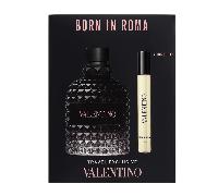 Valentino Born In Roma Uomo Gift Set 100ml Eau De Toilette + 10ml Eau De Toilette
