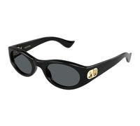 Valentino VG0015S 001 Woman Sunglasses Bio-injected Black Grey Round